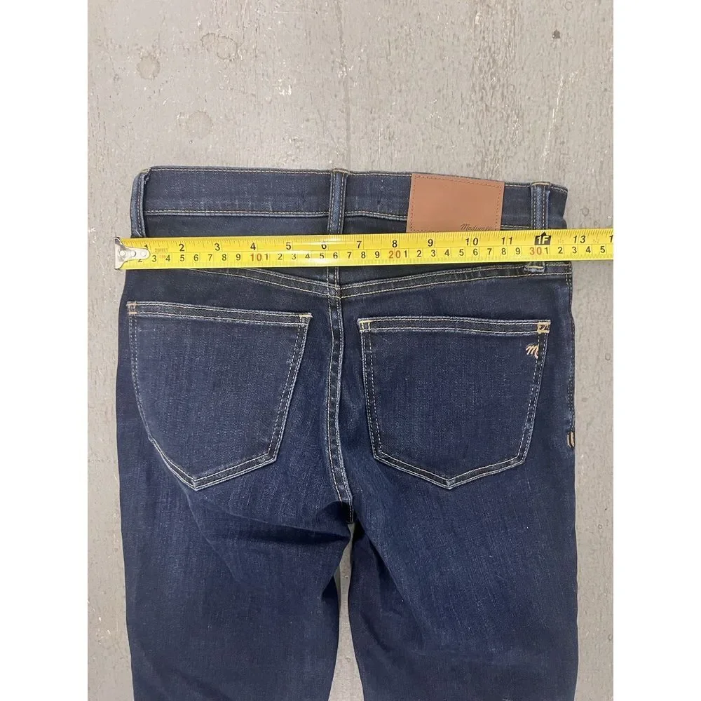 Madewell Jeans Womens 23 Waist 9 in High Rise‎ Skinny Blue Stretch Denim 26x27